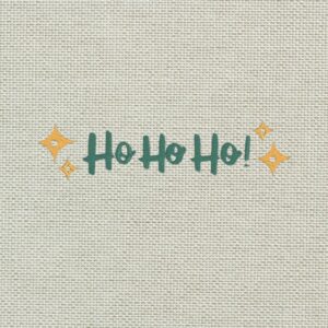 Fichier de broderie Noël Ho ho ho !