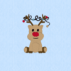 Fichier de broderie Noël Petit Renne mignon – Image 2