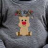 Fichier de broderie Noël Petit Renne mignon – Image 3