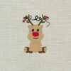Fichier de broderie Noël Petit Renne mignon – Image 4